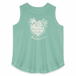 Blacks Tropical Womens Curvy Tank