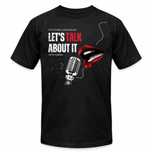 "Lets Talk About It" Unisex Jersey T-Shirt by Bella + Canvas