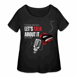 "Lets Talk About It" Women’s Curvy T-Shirt